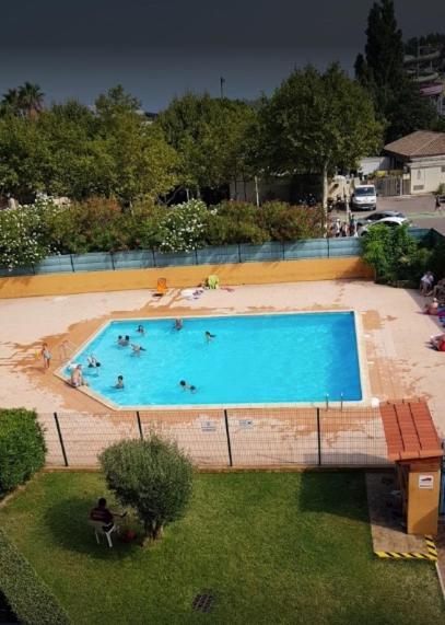 アグドLe Sopraland 419, T2 Climatise, Piscine, Parkingアパートメント エクステリア 写真